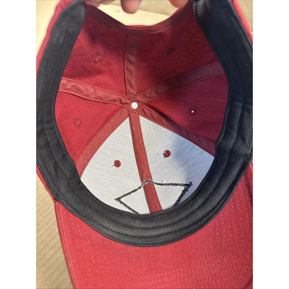 Patagonia Hat Cap Snapback Adult Red With Diamond Shape Logo, Built To Last